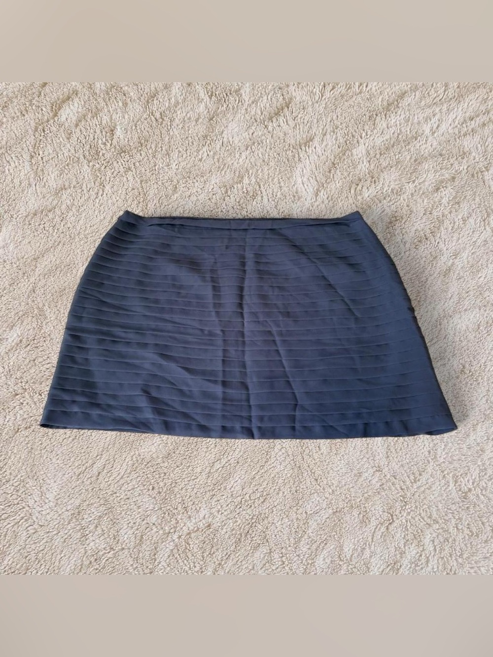 Banana Republic Black Pleated Bandage Mini Skirt